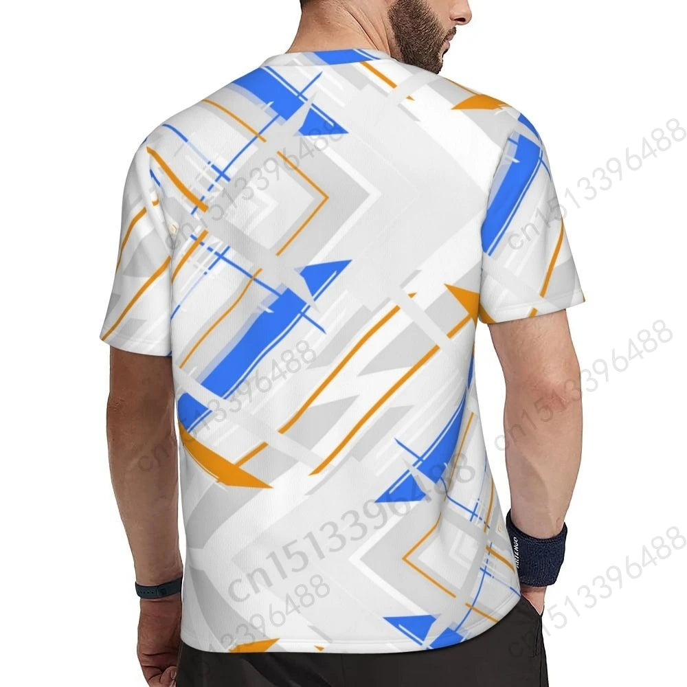 Kurdistan Flag 3D Printed T Shirt Men Summer Short-sleeved Mesh T-shirt For Running Bike Tennis Fitness Fans